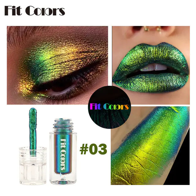Aurora Multi Chrome Eyeshadow Pigment โ Long Lasting, Shifting Color Magic