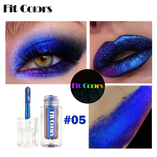 Aurora Multi Chrome Eyeshadow Pigment โ Long Lasting, Shifting Color Magic