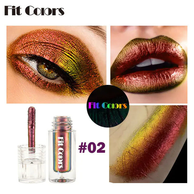 Aurora Multi Chrome Eyeshadow Pigment โ Long Lasting, Shifting Color Magic