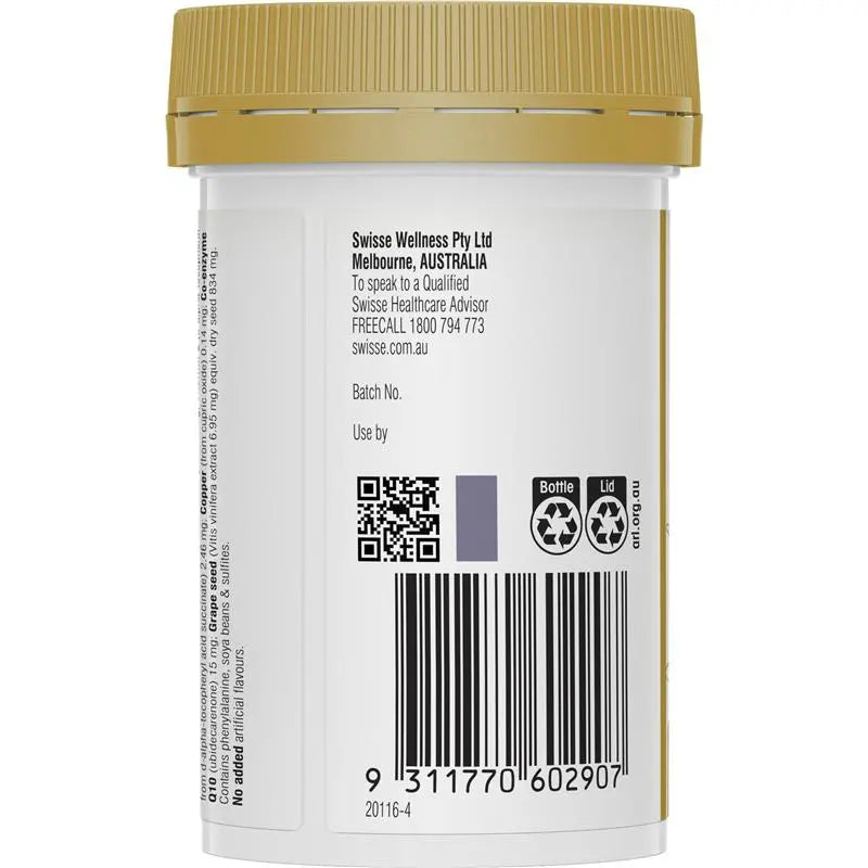 Swisse Collagen Glow 60 Tablets | Skin Firming Collagen Peptides + Vitamin C