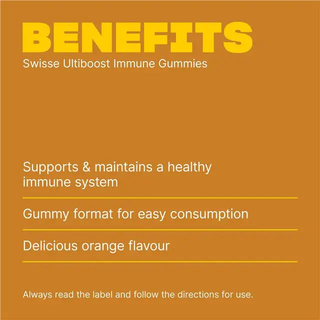 Swisse Immune Gummies 60 Pack β Vitamin C, D & Zinc | Immune Support | 99% Sugar Free