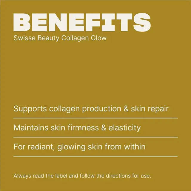 Swisse Collagen Glow 120 Tablets | Peptides + Vitamin C for Radiant Skin
