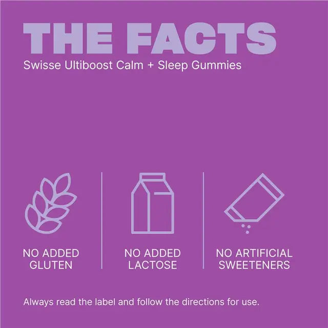 Swisse Calm + Sleep Gummies 60 Pack โ Nightly Relaxation Support | 99% Sugar-Free | Passionflower & B5
