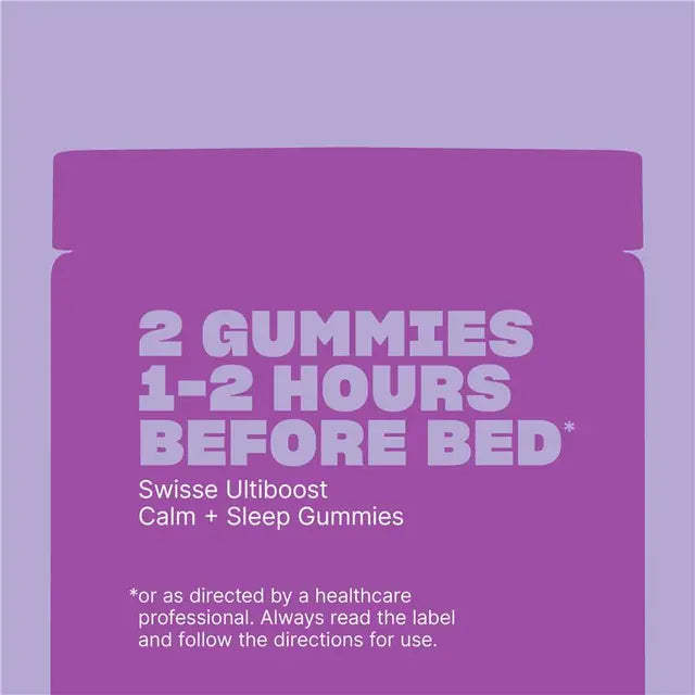 Swisse Calm + Sleep Gummies 60 Pack โ Nightly Relaxation Support | 99% Sugar-Free | Passionflower & B5