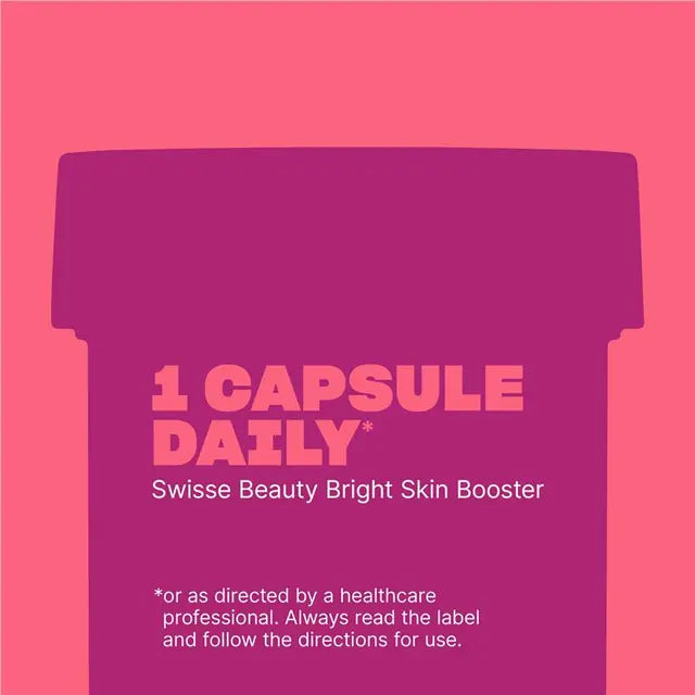 Swisse Bright Skin 120 Capsules | Glutathione + Vitamin C Skin Brightening