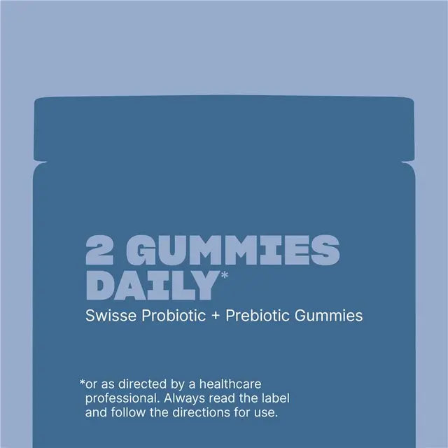 Swisse Adults Probiotic & Prebiotic Gummies 45 Pack – Gut Health Support | Vegan | 3 Billion CFU | No Added Sugar