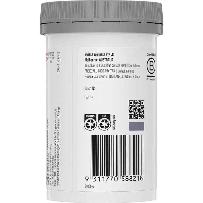 Swisse Hair Skin Nails+ 100 Tablets | Collagen Support | Biotin & Vitamin C | AU