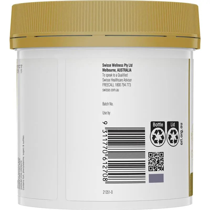 Swisse Beauty Marine Collagen Powder 180g – Skin Hydration & Anti-Aging Support