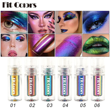 Aurora Multi Chrome Eyeshadow Pigment – Long Lasting, Shifting Color Magic