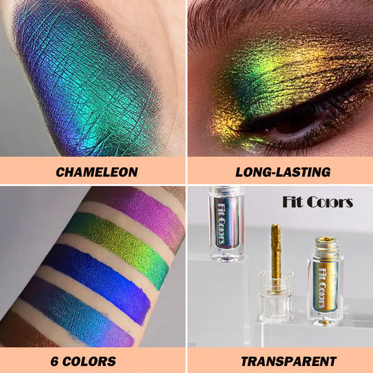 Aurora Multi Chrome Eyeshadow Pigment – Long Lasting, Shifting Color Magic