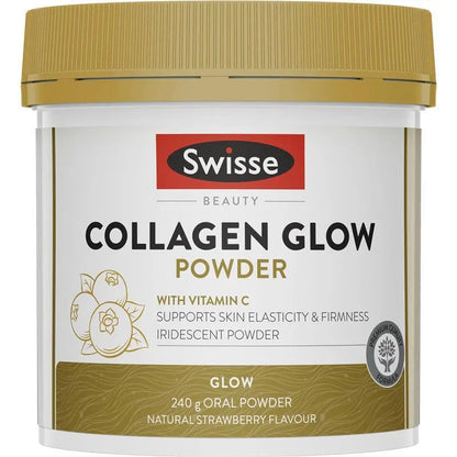 Swisse Collagen Glow Powder 240g | Vitamin C + Collagen | AUS