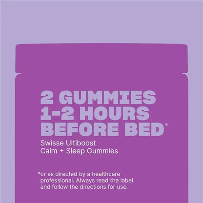 Swisse Calm + Sleep Gummies 60 Pack – Nightly Relaxation Support | 99% Sugar-Free | Passionflower & B5