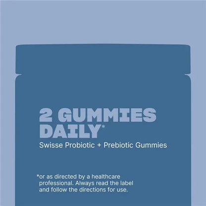Swisse Adults Probiotic & Prebiotic Gummies 45 Pack – Gut Health Support | Vegan | 3 Billion CFU | No Added Sugar